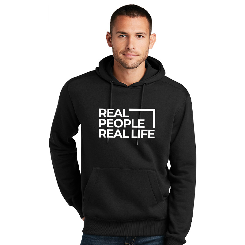 Hoodie - Real People Real Life (DT1101)
