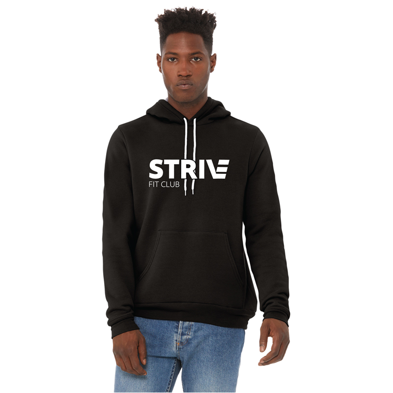 Strive - Hoodie - BC3719 - Black - Full Front