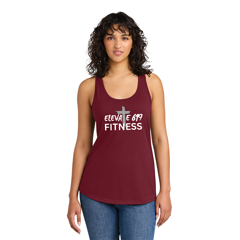 Elevate 6:19 - Women’s Racerback Tank - NL1533 - Cardinal